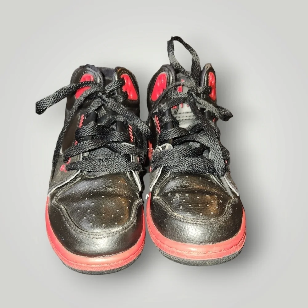 Nike Air Jordan 1 Flight 2 Black Red 23 Sneakers Shoes Youth 4
